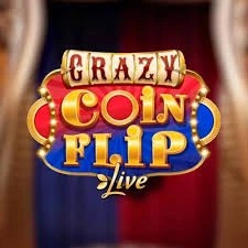 Crazy Coin Flip logo by Evolution at Spin casino