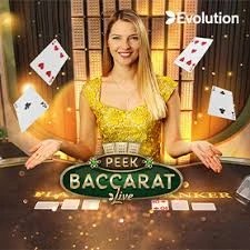 Peek Baccarat logo by Evolution Spin casino